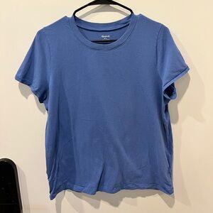 Madewell blue T shirt size L 100% cotton